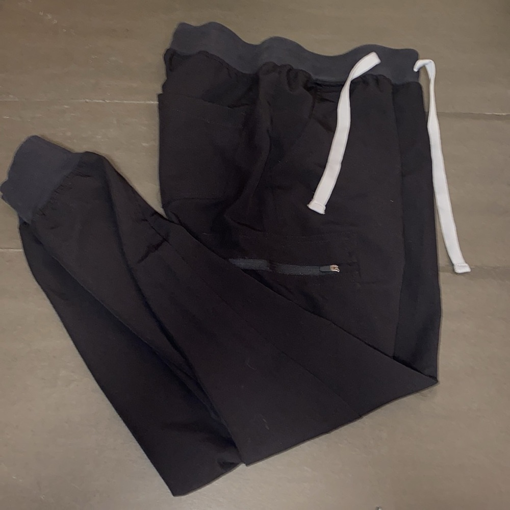 Uniforms World XS Black Draw String Joggers - Picture 4 of 12